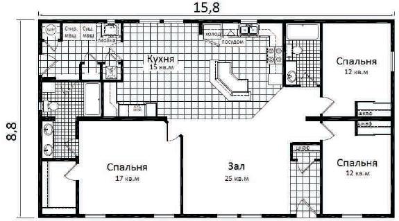 Проекты быстроводводимых недорогих домов по американской технологии
